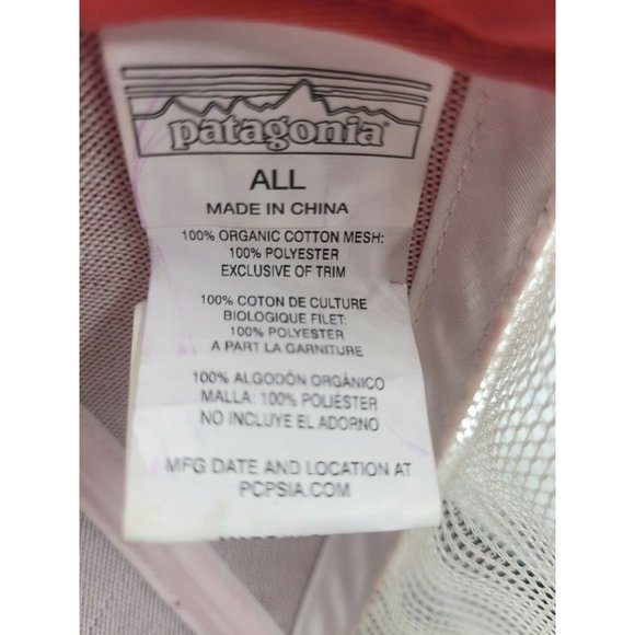 Patagonia Fitz Roy Emblem Lopro Trucker Hat - Light Pink - - Picture 8 of 8